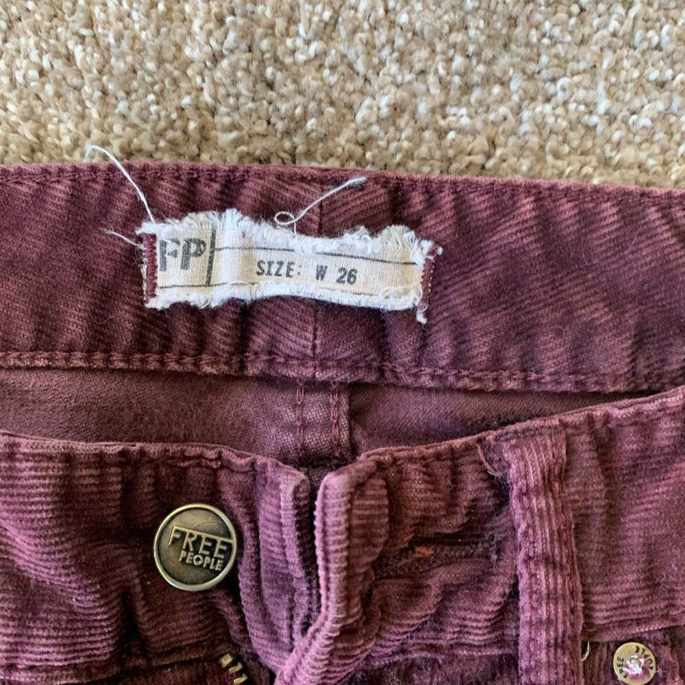 Free People corduroy jeans